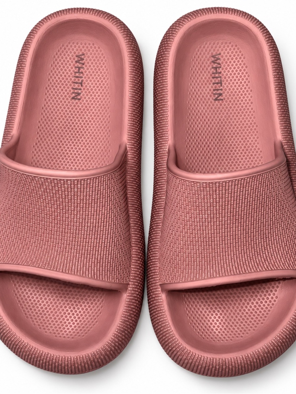 WHITIN Slide Sandals in Dusty Rose Pink